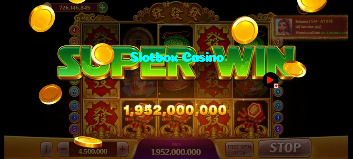 Slotbox Casino خوش آمدید بونس +600% پیشکش موبائل ایپ کے پروموشن سیکشن میں دکھائی دیتی ہے۔